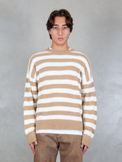 HI Five Maglia <BR/>Striped Crewneck AB23 0301 Hi Five 