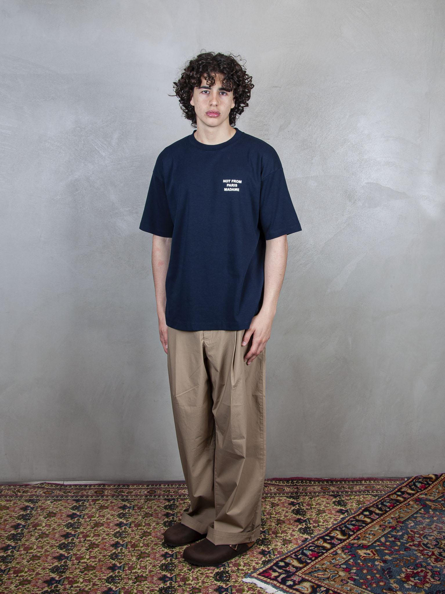 Le T-Shirt Slogan TS203-CO002 NY Drôle De Monsieur 