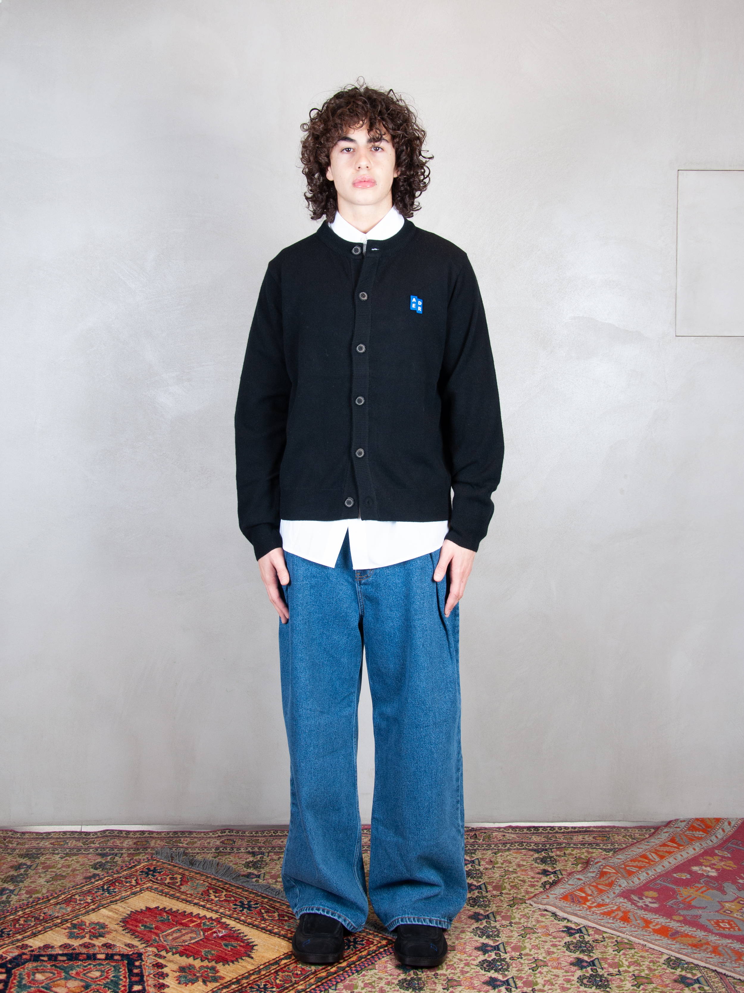 Ader Error Maglia Tetris Cardigan BMSGFYKT0701 BK-NOIR Ader Error 