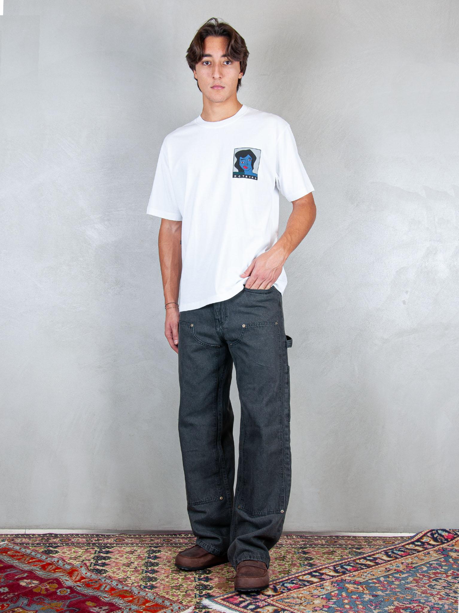 Parra T-shirt Nothing Please tee 54305 WHITE Parra 