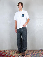 Parra T-shirt <BR/>Nothing Please tee 54305 WHITE Parra 