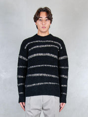 Atomofactory <BR/>Maglia girocollo jacquard FU46 03 Atom Factory 