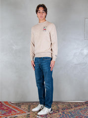 MC2 Saint Barth maglia <BR/>Heron embroyed wool HER0024 03104I MC2 St Barth 