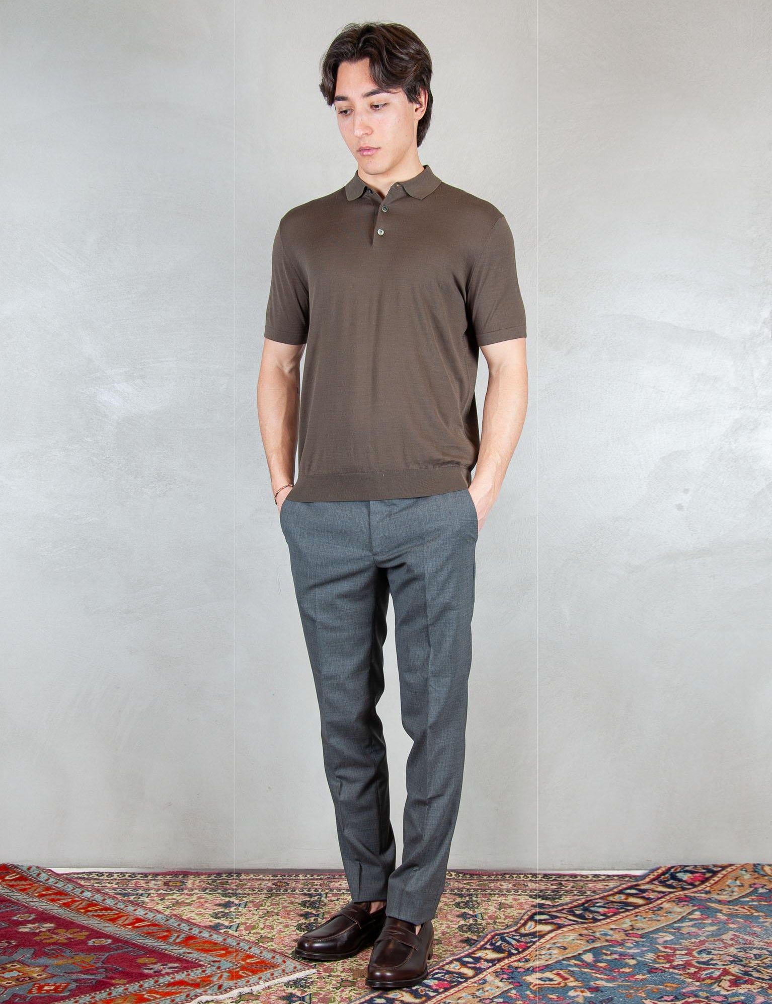 >Polo Cotone Egiziano DK17037 MORO Raphael - Dkt 