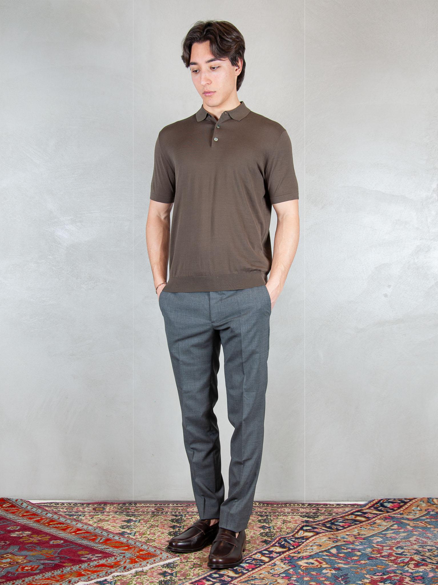 Raphael1966 Maglia Polo Cotone Egiziano DK17037 MORO Raphael - Dkt 