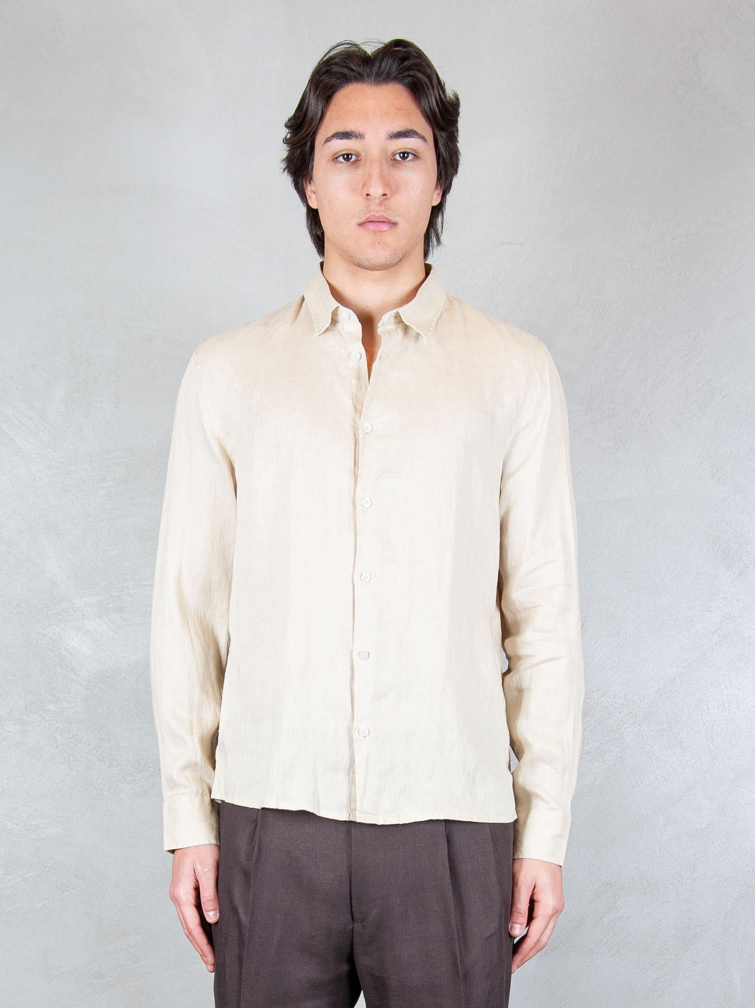 Seinse Camicia Lino CE1081 BEIGE Seinse 