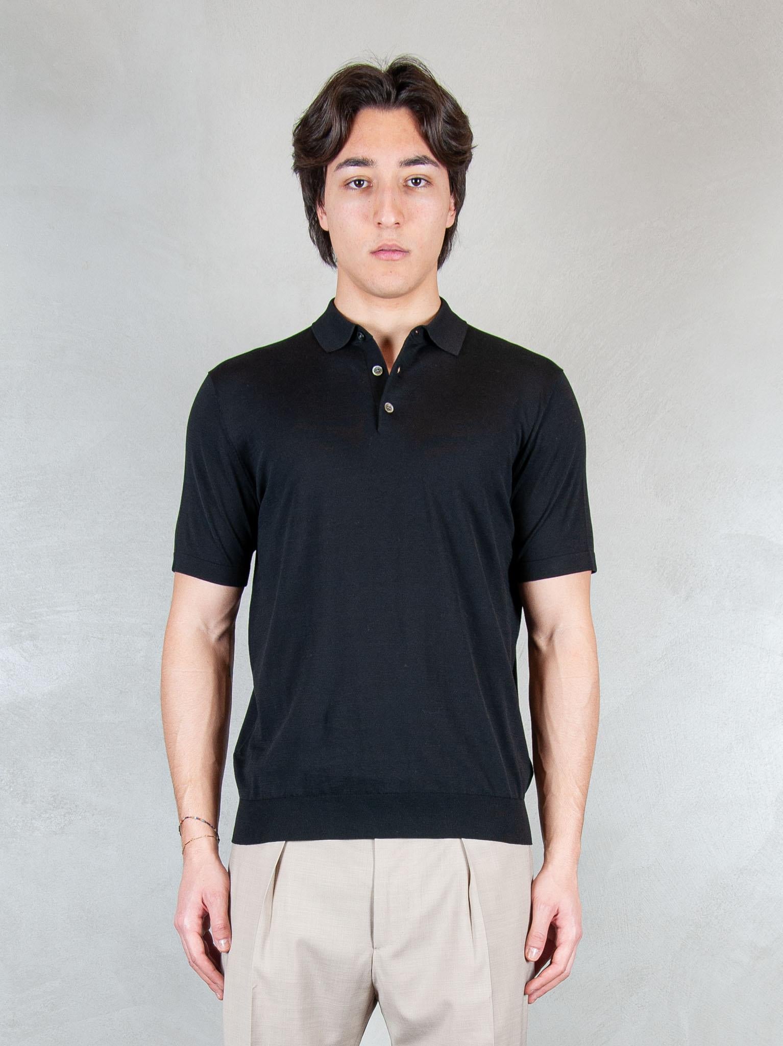 Raphael1966 Maglia Polo Cotone Egiziano DK17037 NERO Raphael - Dkt 