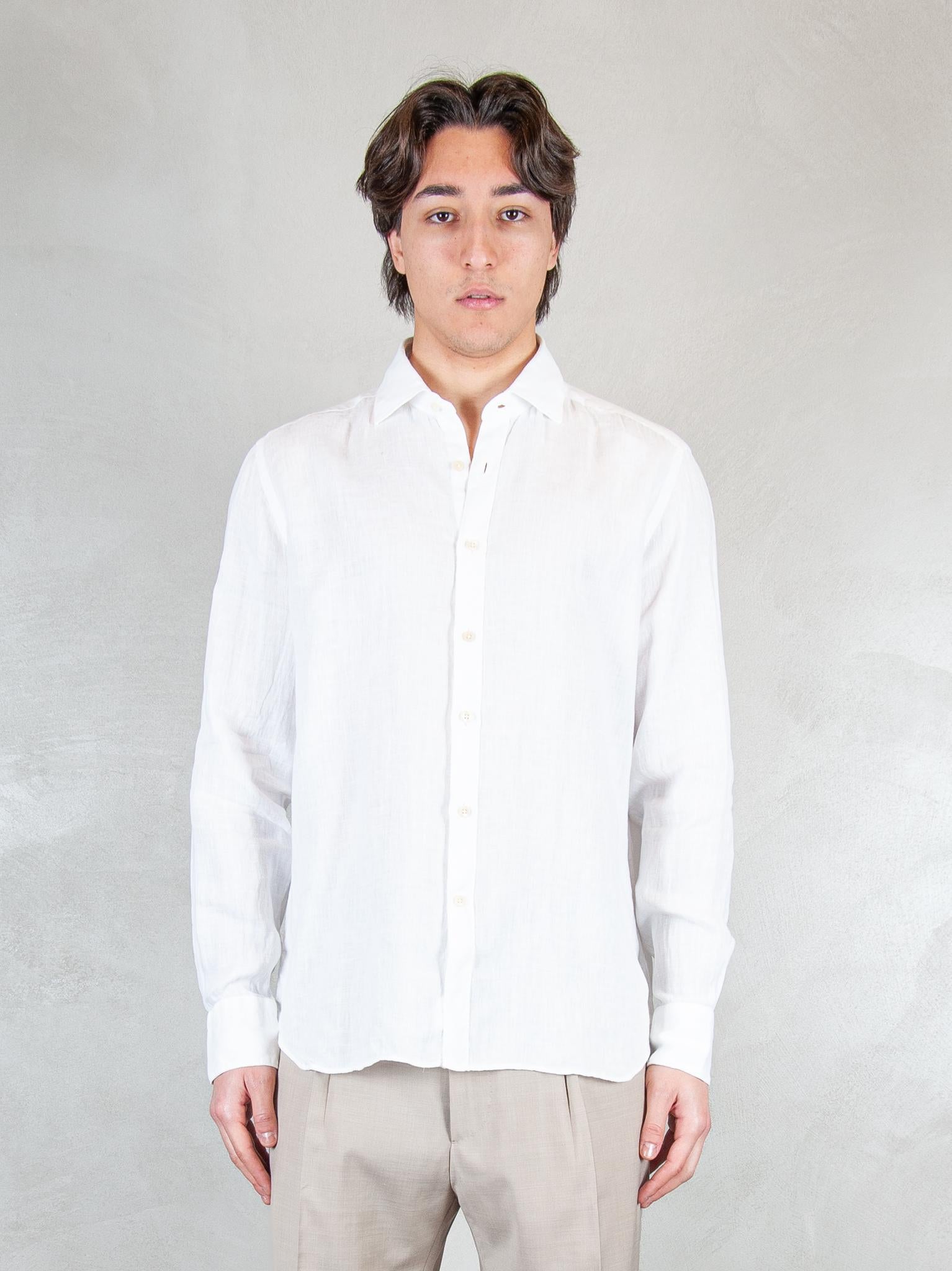 Tintoria Mattei Camicia Lino TNP J66-UA1 Tintoria Mattei 