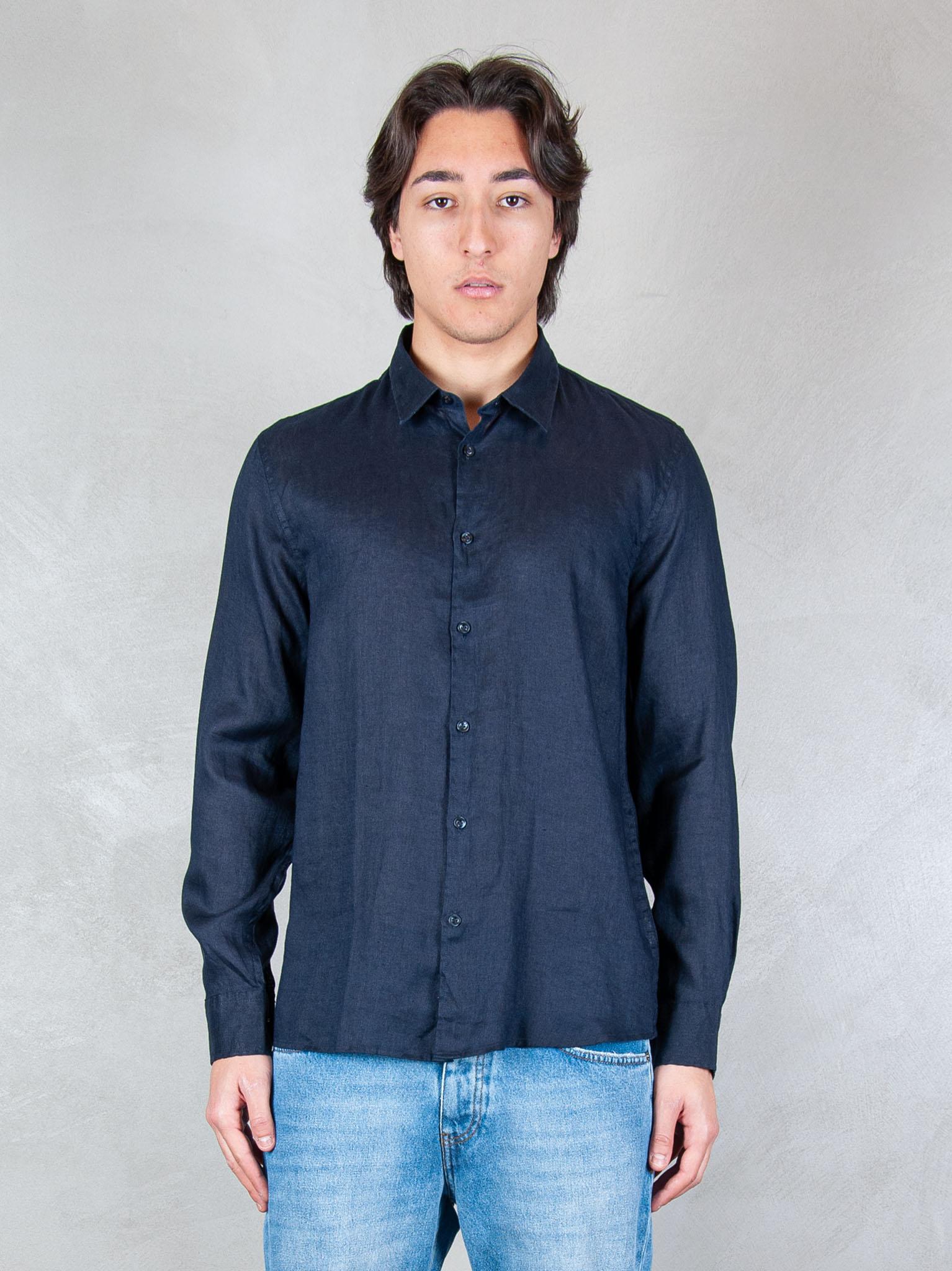 Seinse Camicia Lino CE1081 BLUE NAVY Seinse 