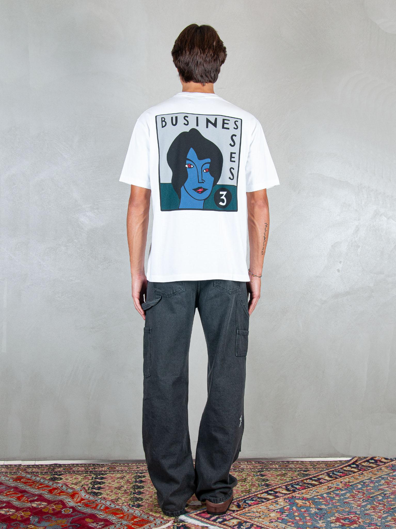 Parra T-shirt Nothing Please tee 54305 WHITE Parra 