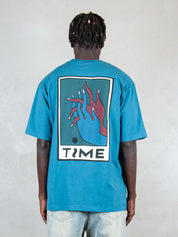 Parra T-shirt <BR/>Hands of time 55285 BLUE Parra 