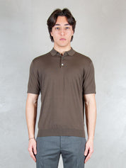 Raphael1966 Maglia <BR/>Polo Cotone Egiziano DK17037 MORO Raphael - Dkt 