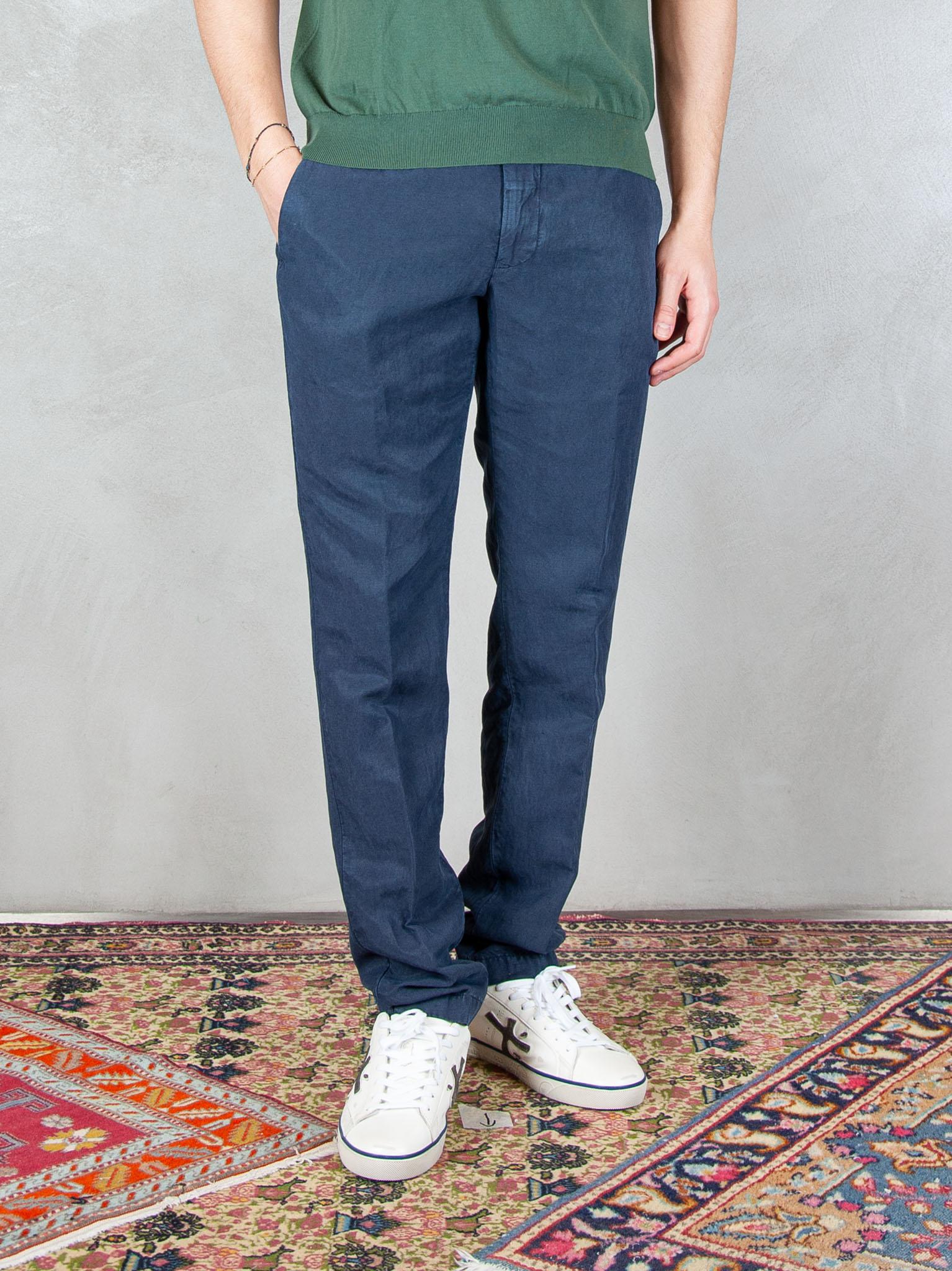 Berwich Pantaloni Morello MORELLOELAX O60760-INDIGO339 Berwich 