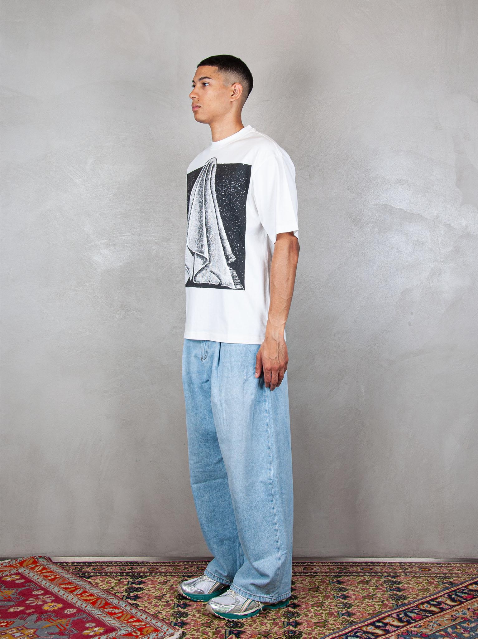 TTT T-Shirt Drapery tee 13TS004 WHITE TTT 