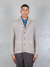 Luigi Gentile Maglia <BR/>Cardigan Collo Sciallato LG1181 10 Luigi Gentile 