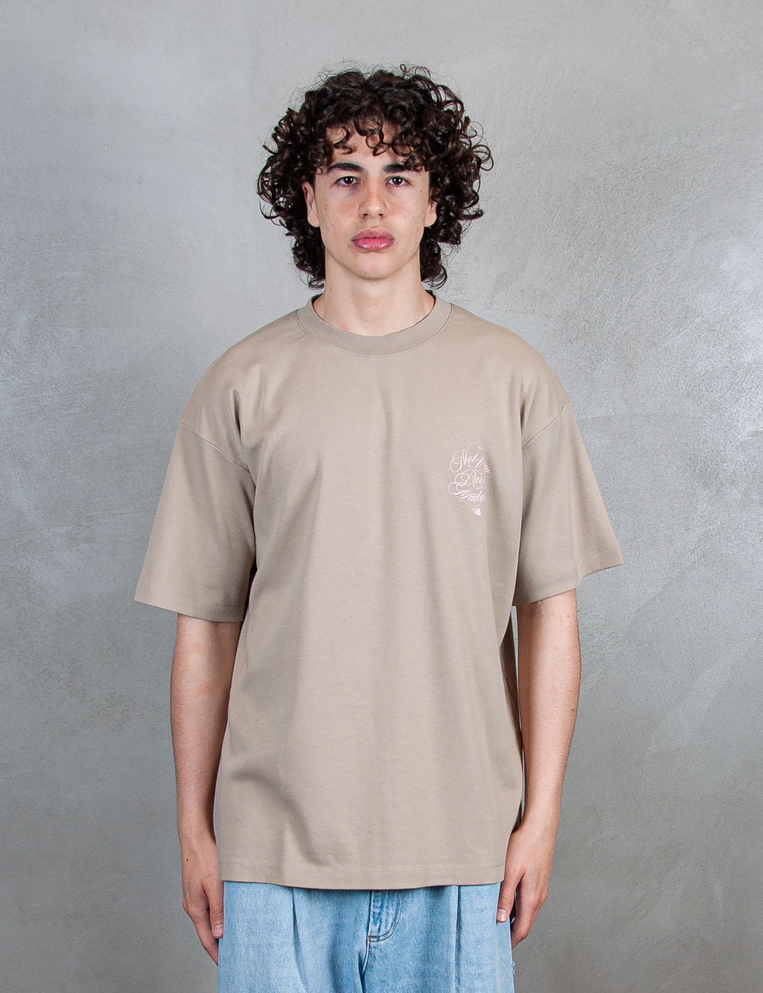 Le T-Shirt Slogan Vignes TS226-CO002 BG Drôle De Monsieur 