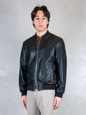 Markup Giubbotto <BR/>Bomber Ecopelle MK14005 NERO MarkUp 