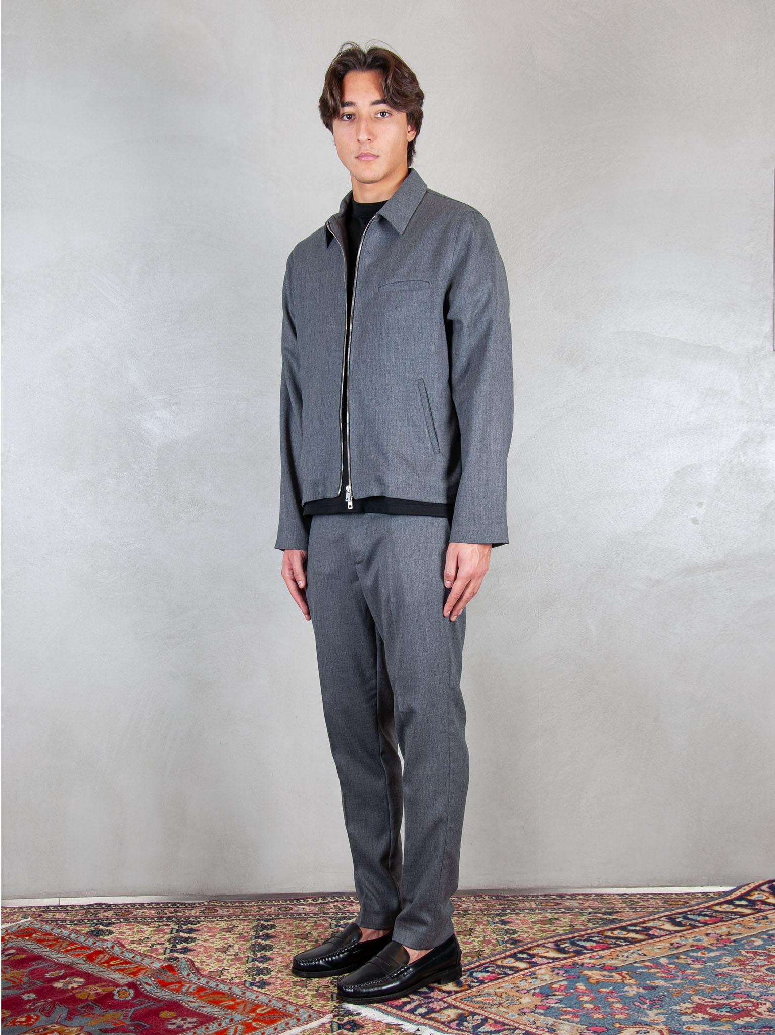 I'M Brian Overshirt zip GIU3472 GRIGIO I'm Brain 