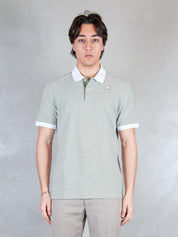 K-Way Polo  <BR/>Vic millerighe yarn dyed piquè K2145DW AZX K-Way 
