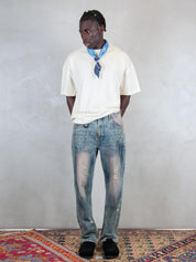 Hi Five Tshirt <BR/>Vintage Wash Boxy VINTAGE WASH BOXY CREAM Hi Five 