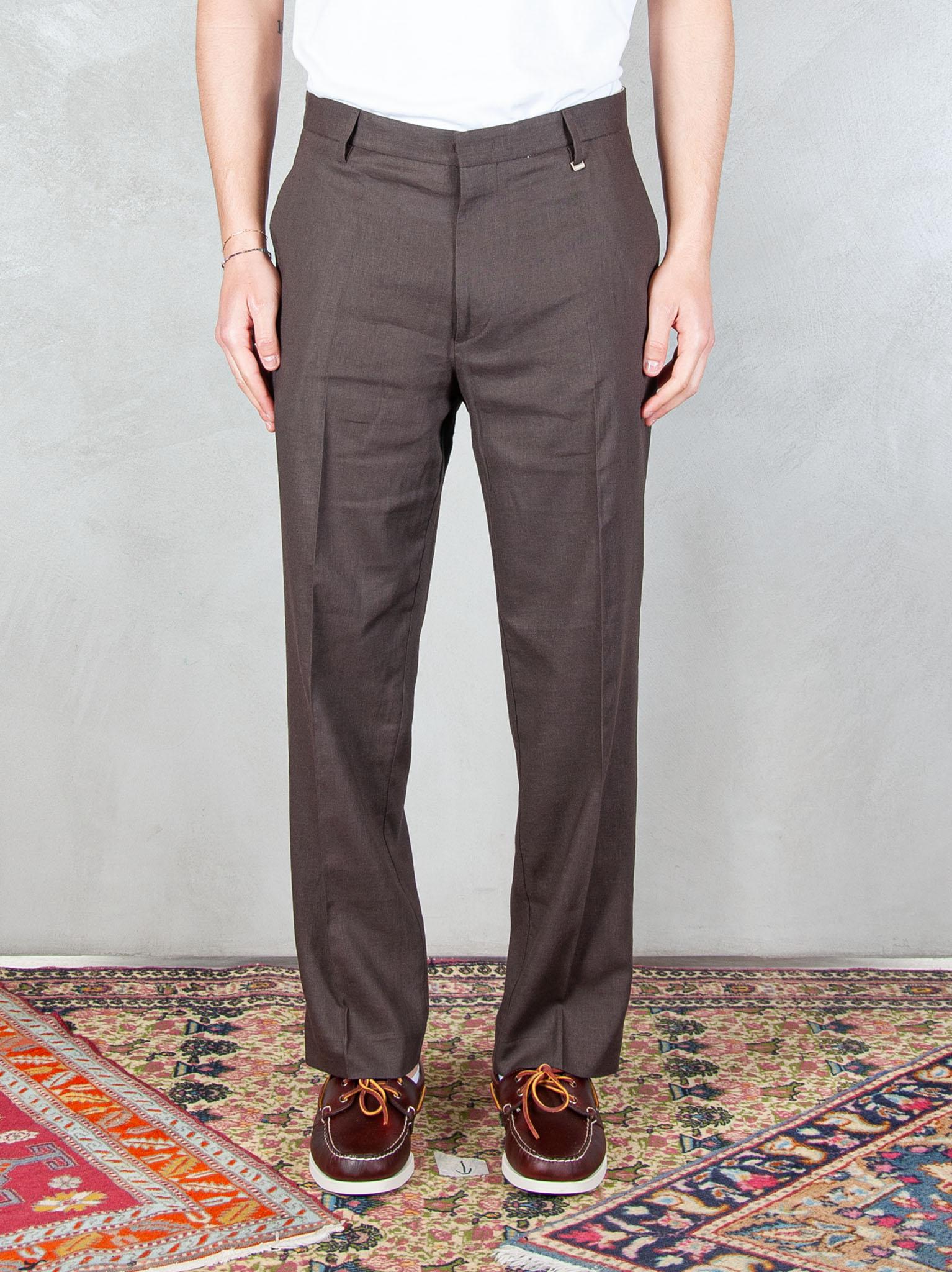 I'M Brian Pantalone Regular Lino PA3703 MORO I'm Brian 