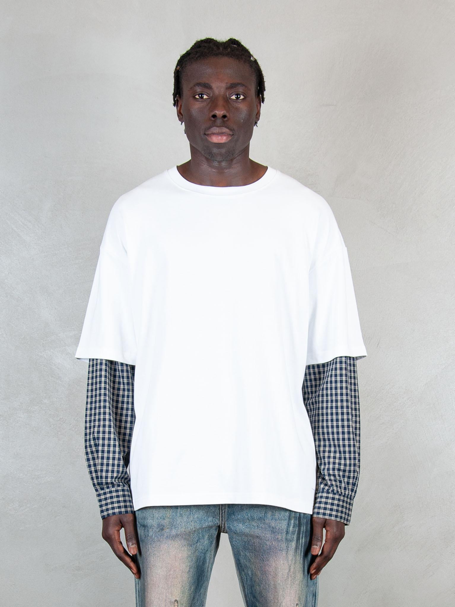 Acupuncture T-shirt Layered Long T1 LAYERED LONG T1 EGG WHITE Acupuncture 