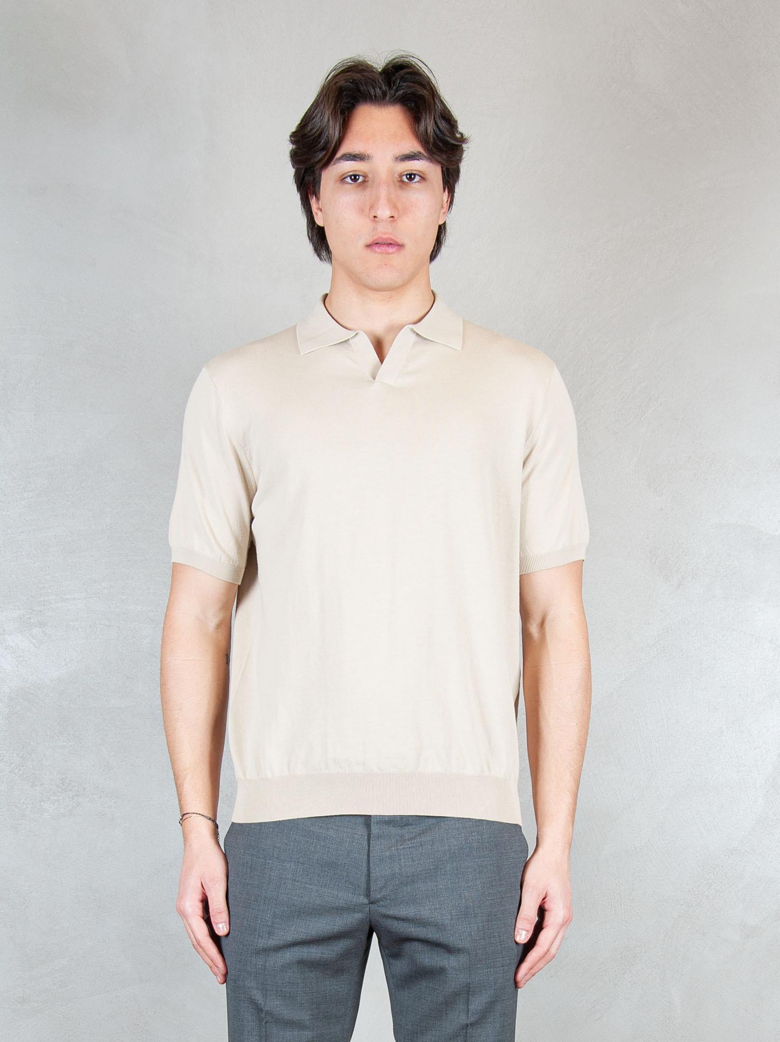 Raphael1966 Maglia Polo Capri Cotone Crepe DK17008 SABBIA Raphael - Dkt 