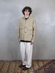 Overshirt Broken Linen Cotton OS242A-6501G 305 C.P. company 