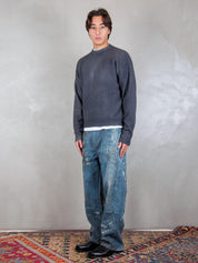 Amish Maglia <BR/>Crewneck Oversize CREW NECK OVER C0052 Amish 