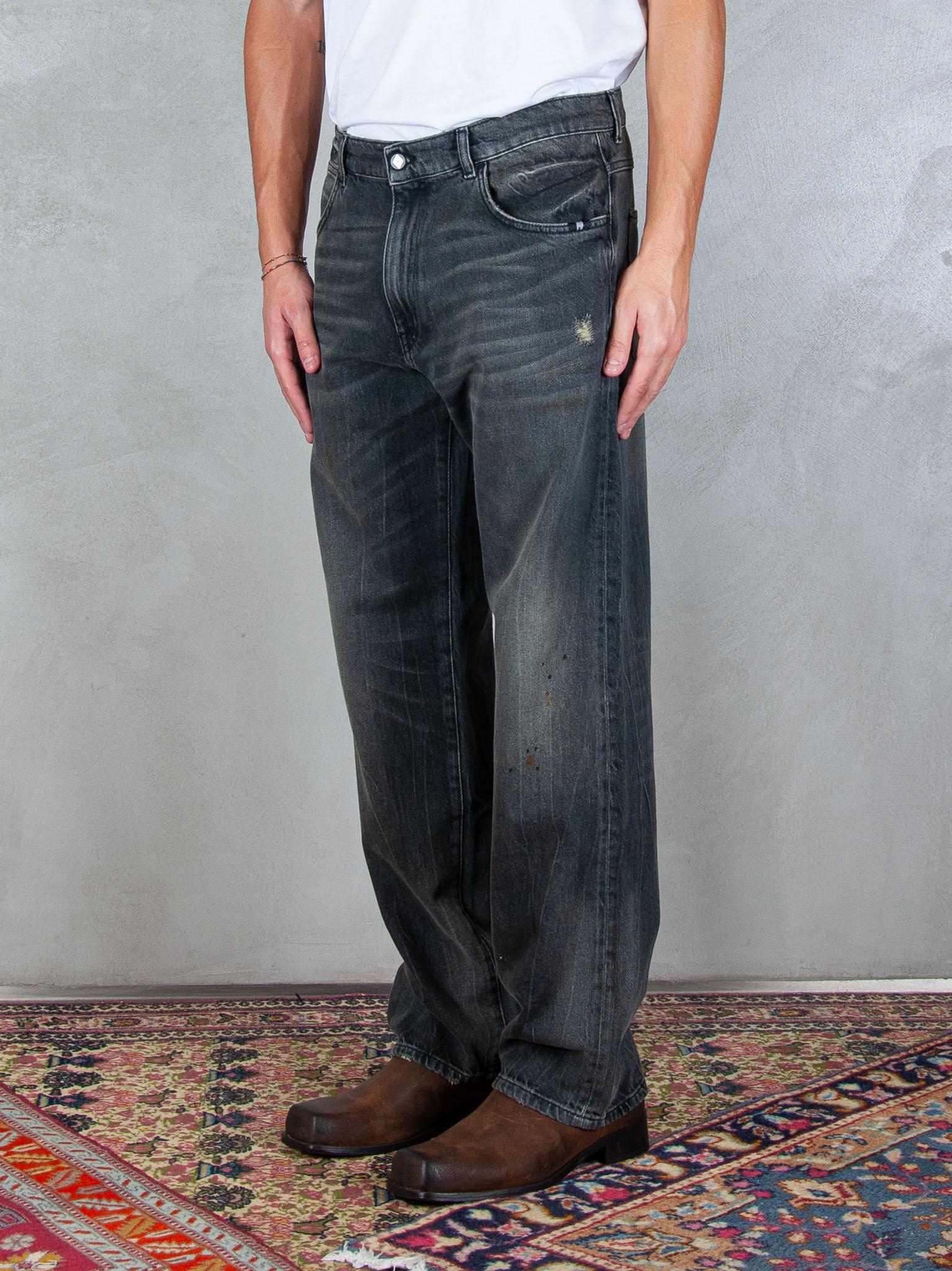 Amish Jeans James JAMES BLACK BIKER Amish 