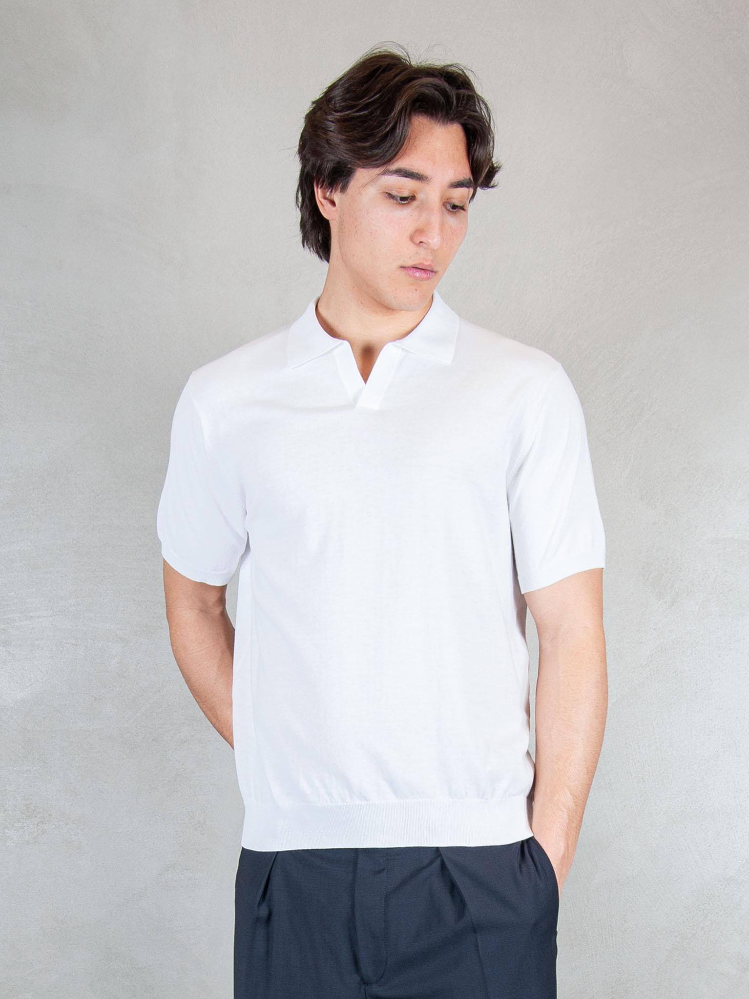 Raphael1966 Maglia Polo Capri Cotone Crepe DK17008 BIANCO Raphael - Dkt 