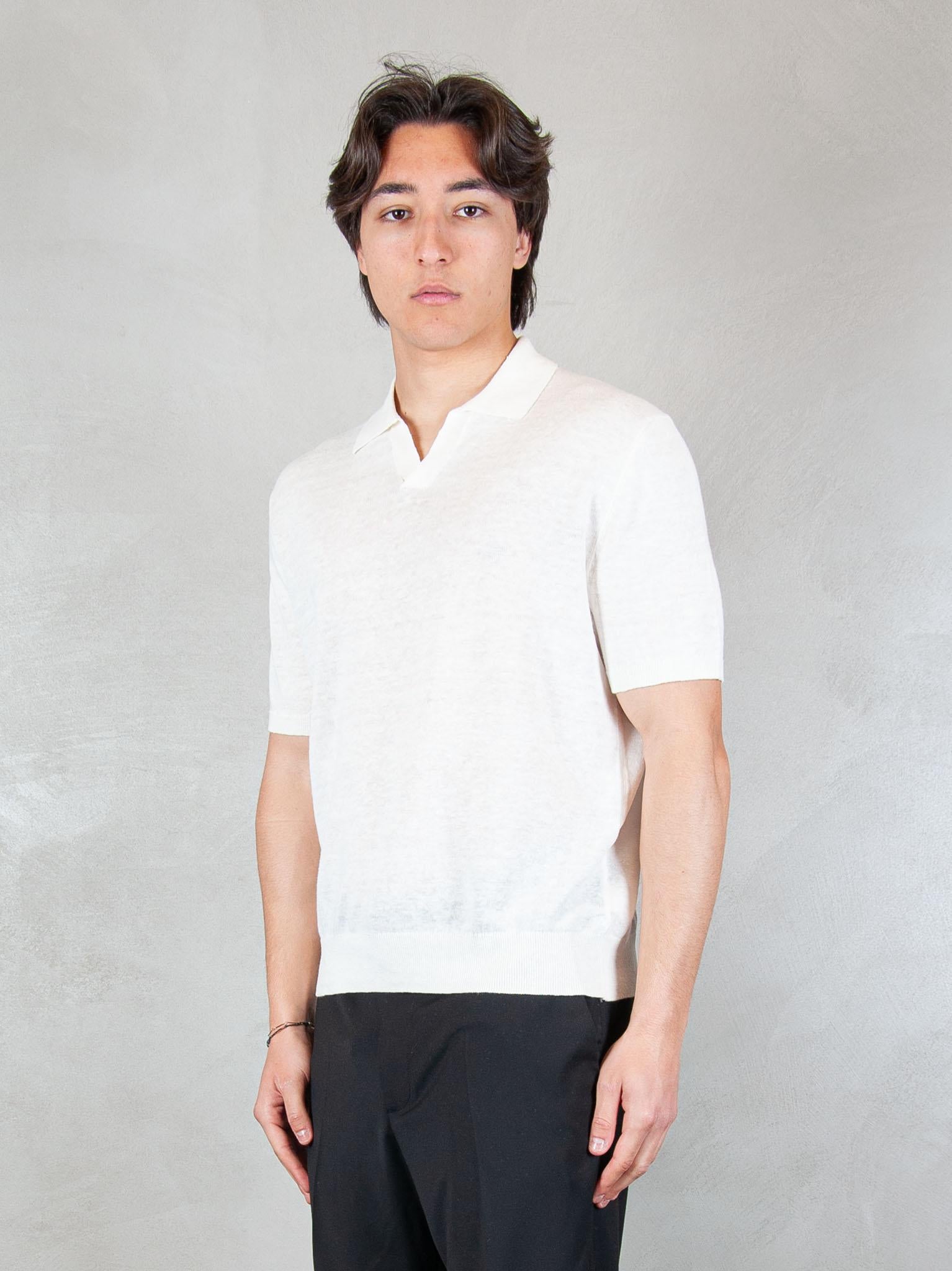 Diana Studio Polo Capri Lino SIN56 001 Diana Studio 