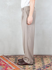 I'M Brian <BR/>Pantalone Loose 2 pinces PA3680 TAUPE I'm Brian 