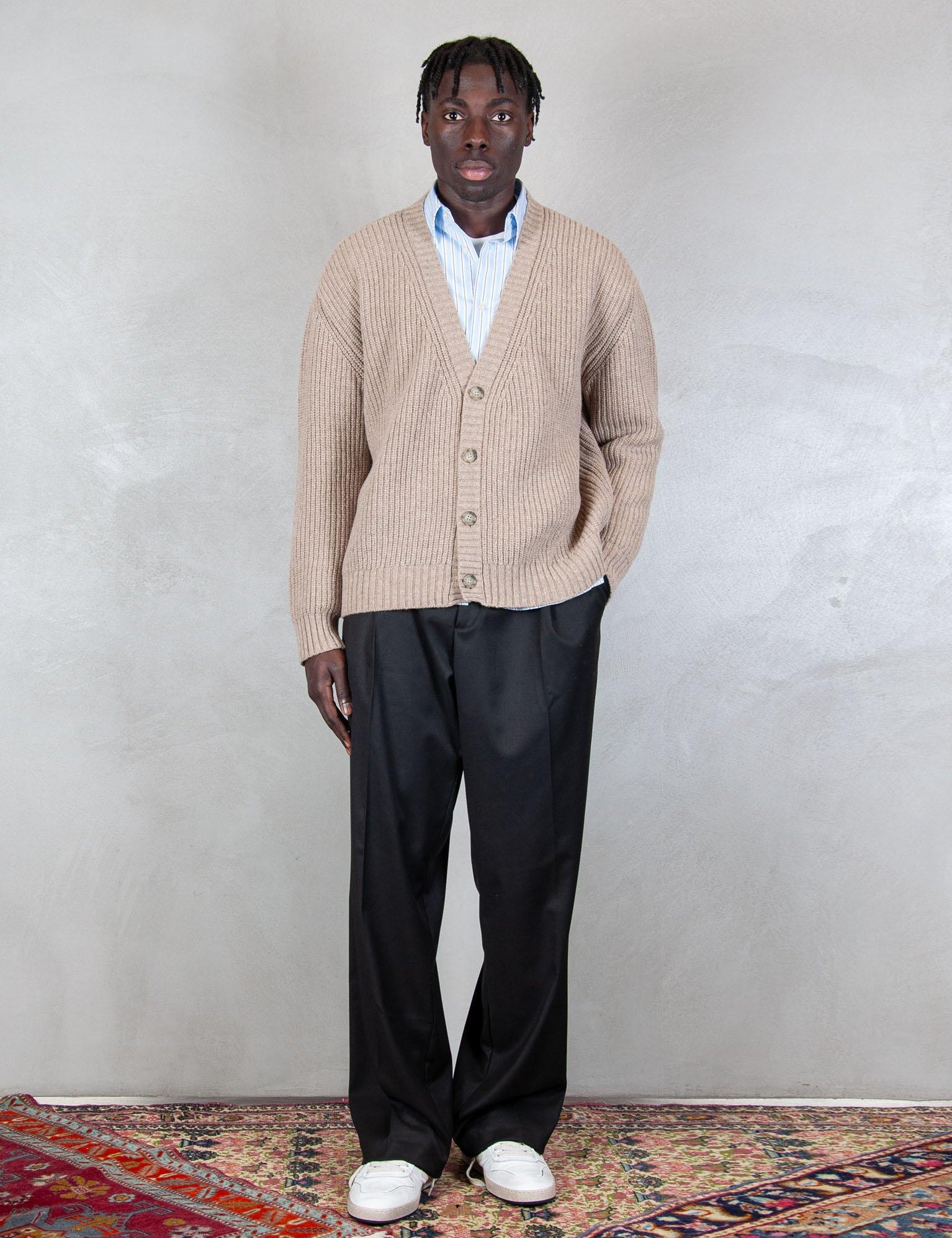 >Toledo cardigan TOLEDO CARDIGAN BEIGE Hi Five 