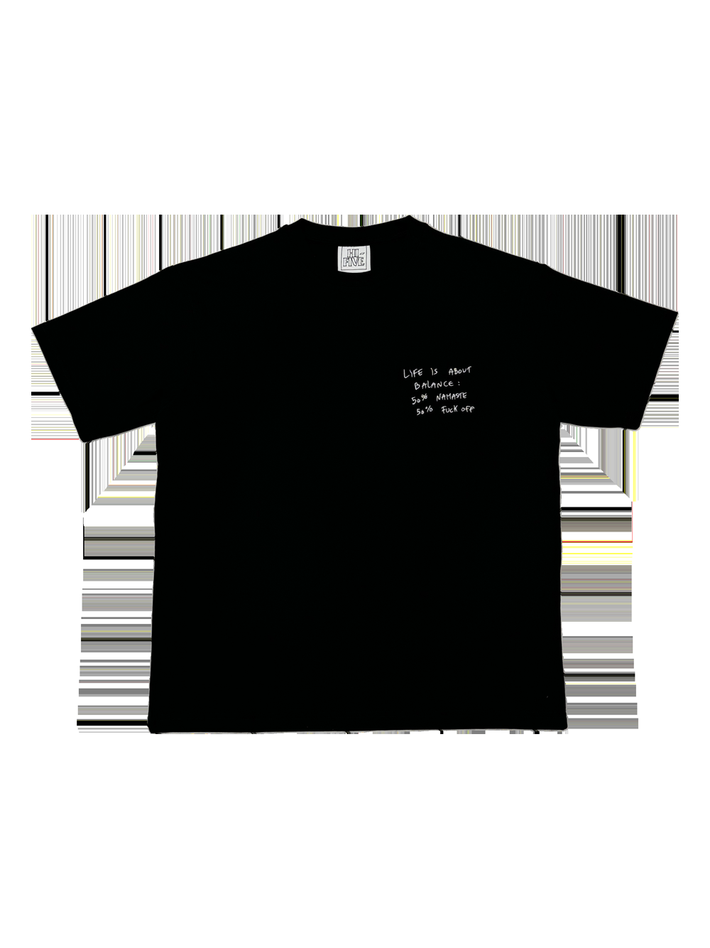 Life Is Tee LIFE IS BLK Hi Five 