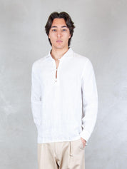 Seinse Camicia <BR/>Casacca Lino CE1089 BIANCO Seinse 
