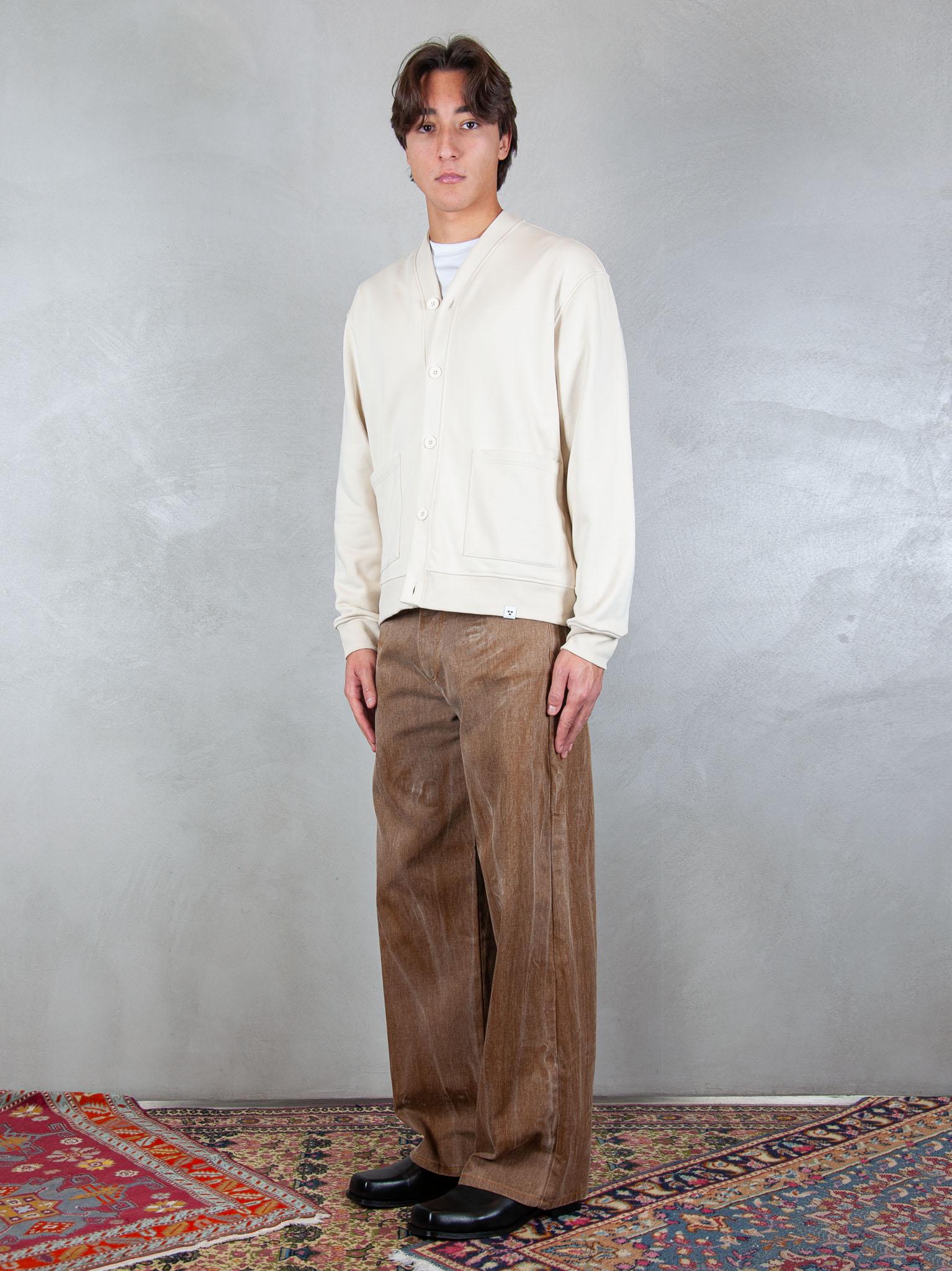 Woc felpa Seattle cardigan SW026FL BURRO WOC 