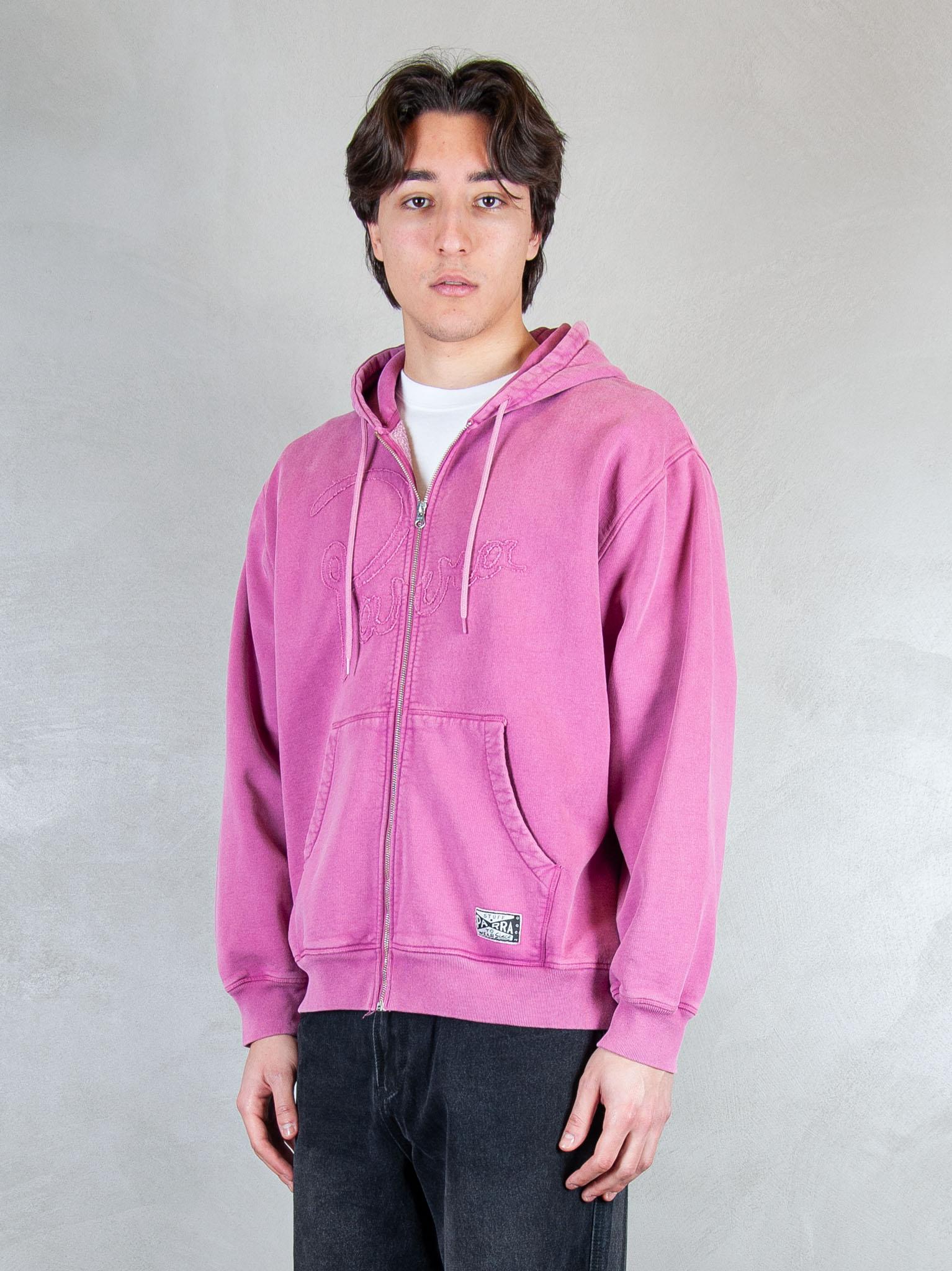 Parra Felpa Not Fade Away zip hooded 55116 TRYIAN PURPLE Parra 
