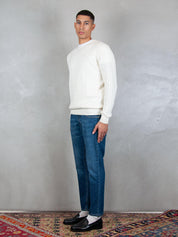 Luigi Gentile Maglia <BR/>Girocollo Treccia LG1202 02 Luigi Gentile 