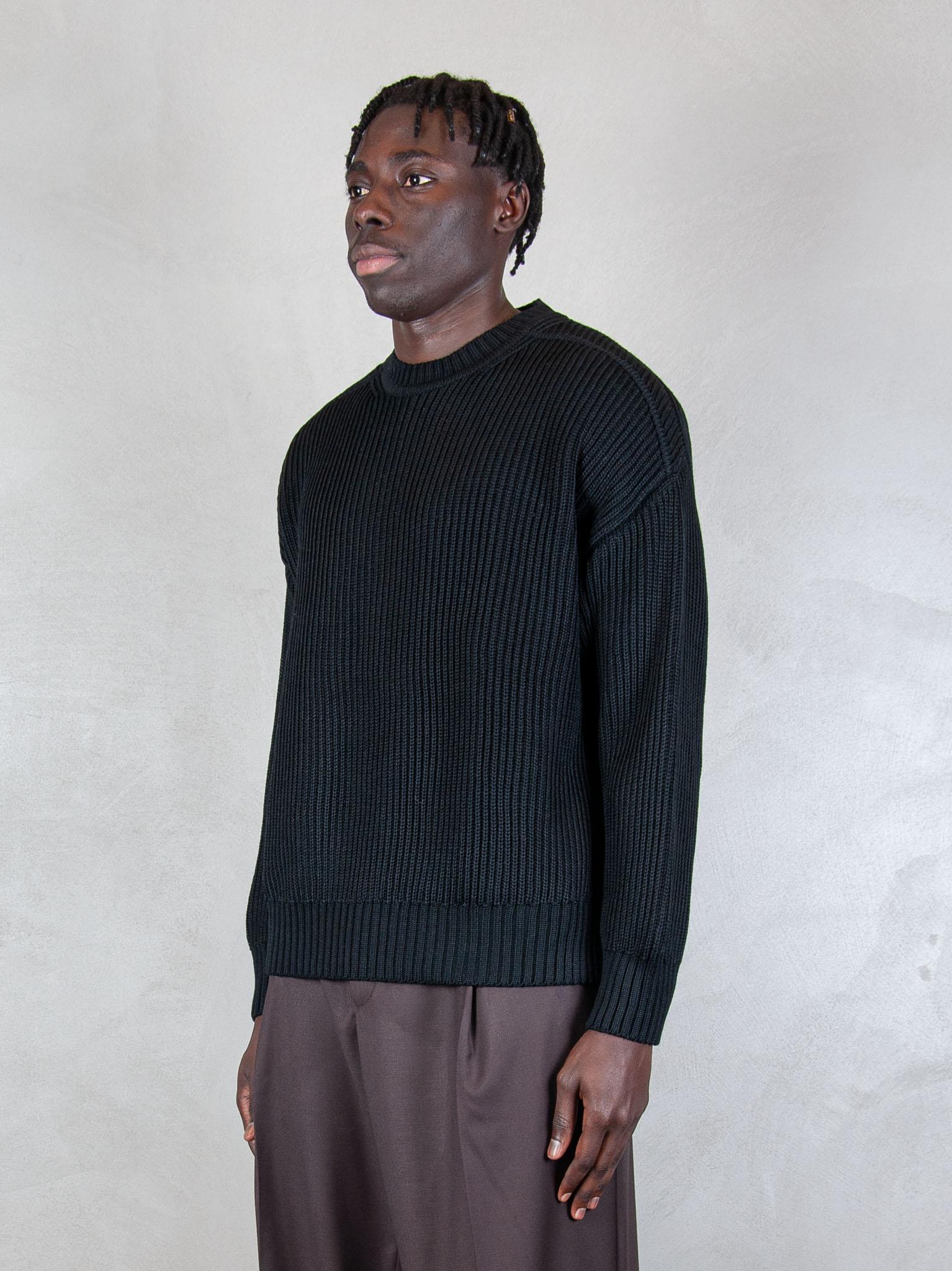 Hi Five Maglia Rib Sweater RIB SWEATER BLACK Hi Five 