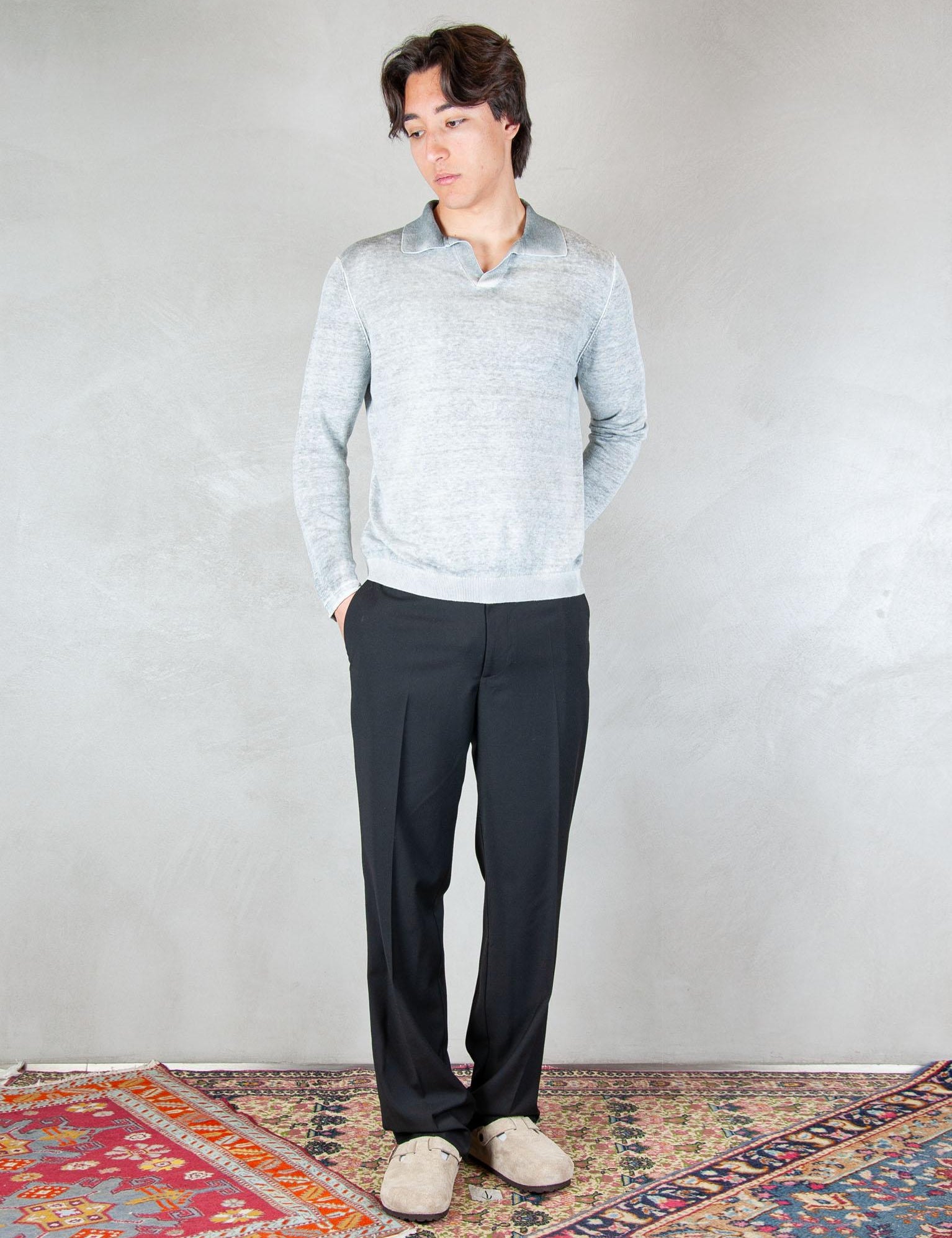 >Pantalone Regular PA3684 NERO I'm Brian 