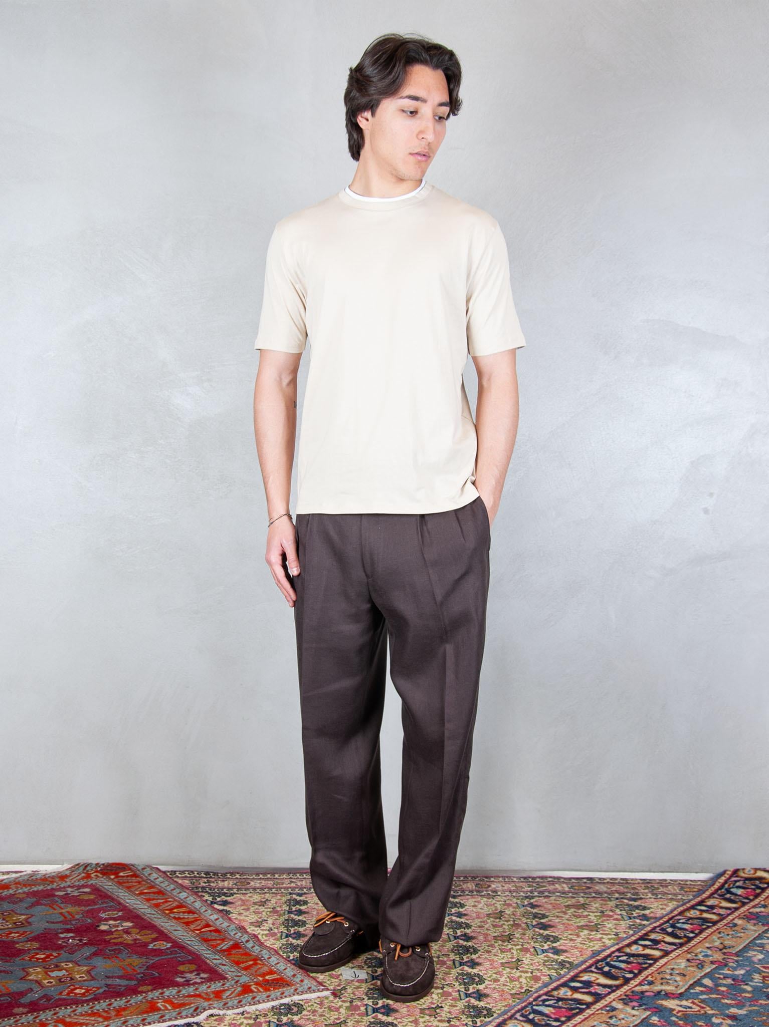 Seinse Tshirt Doppio Collo TE3215 BEIGE Seinse 