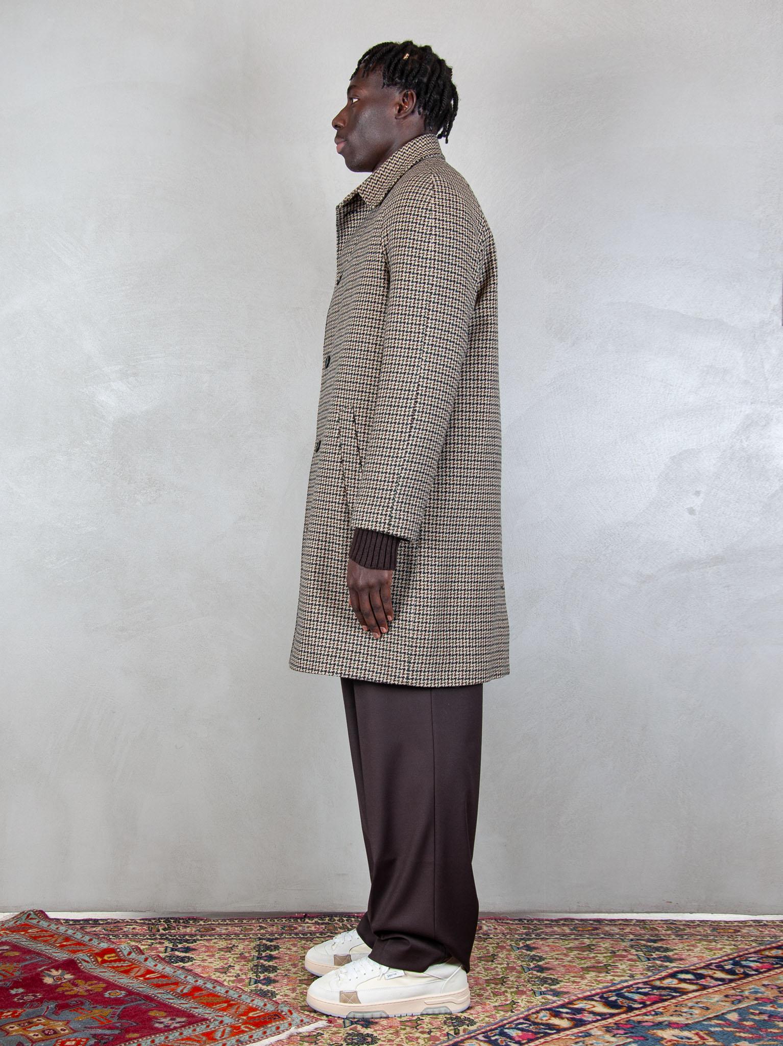 Hi Five Cappotto Somerset SOMERSET PIED POULE-BEIGE Hi Five 