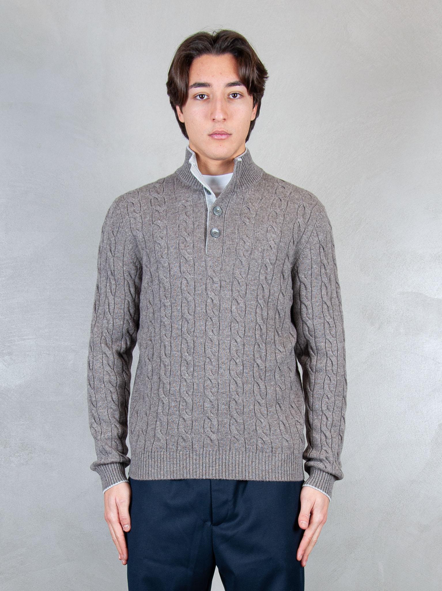 Raphael1966 Maglia Lupetto bottoni treccia 23151-19672 039 Raphael - Grnsas 