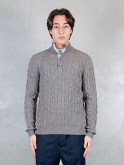 Raphael1966 Maglia <BR/>Lupetto bottoni treccia 23151-19672 039 Raphael - Grnsas 