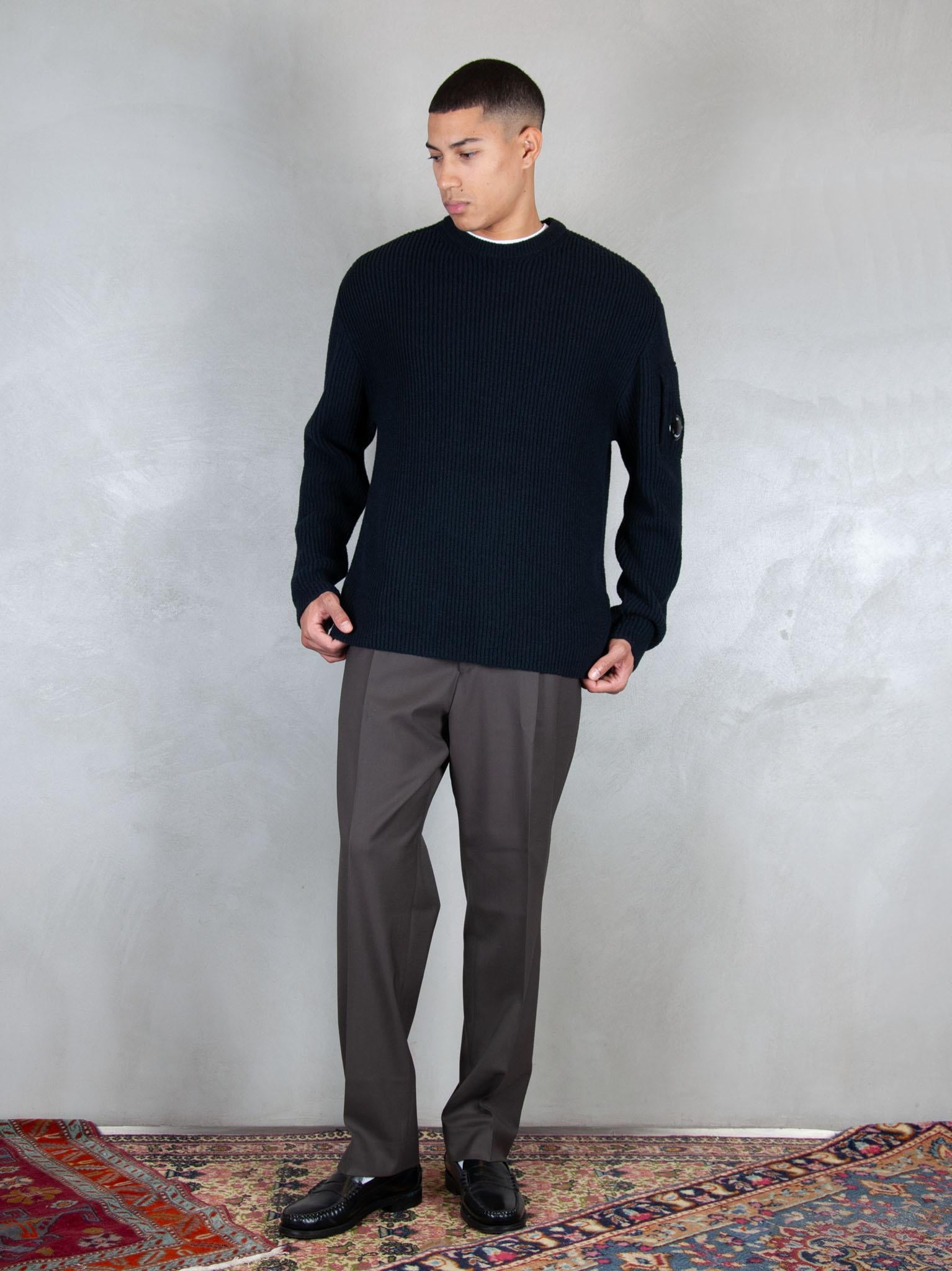 C.P. Company Maglia Crewneck Fleece knit KN307A-006170A 999 C.P. company 