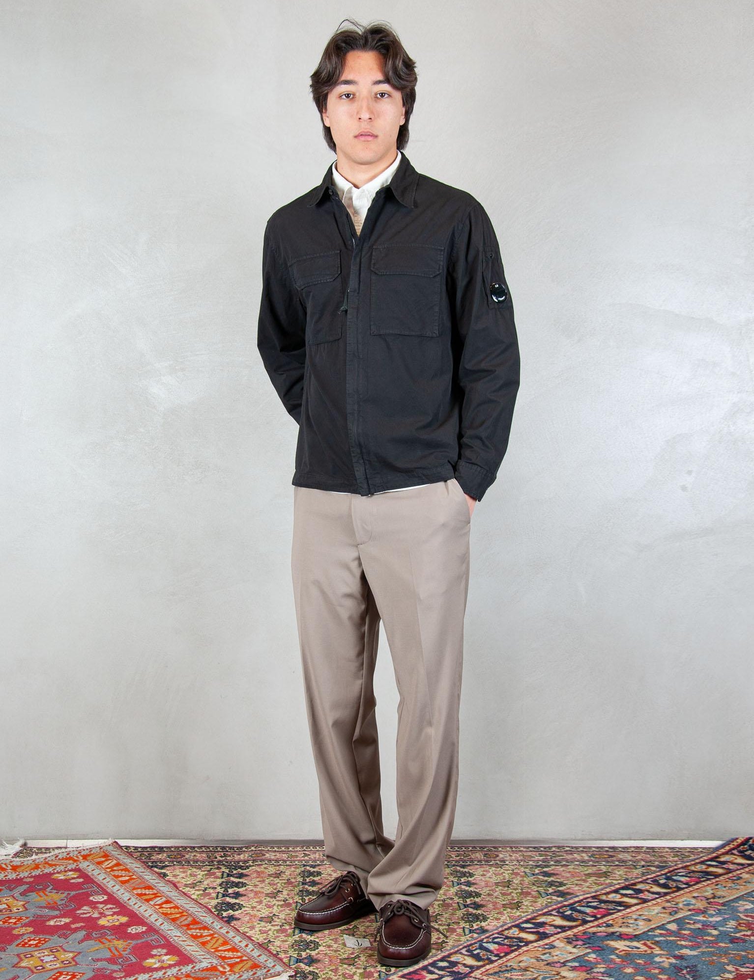 >Overshirt OS156A-110143G 999 C.P. company 