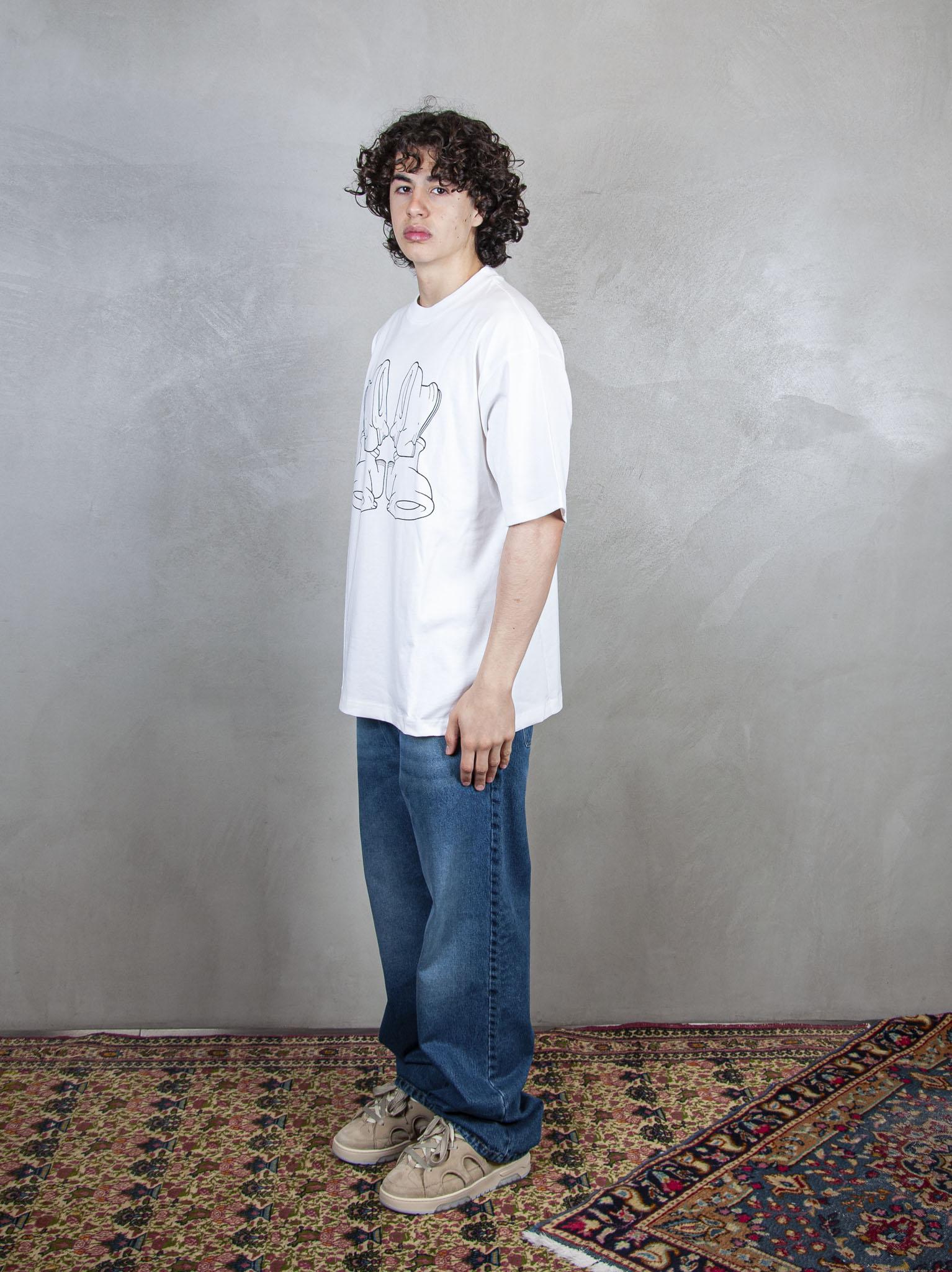 TTT T-Shirt Sanitary Date Tee 12TS001 WHITE TTT 