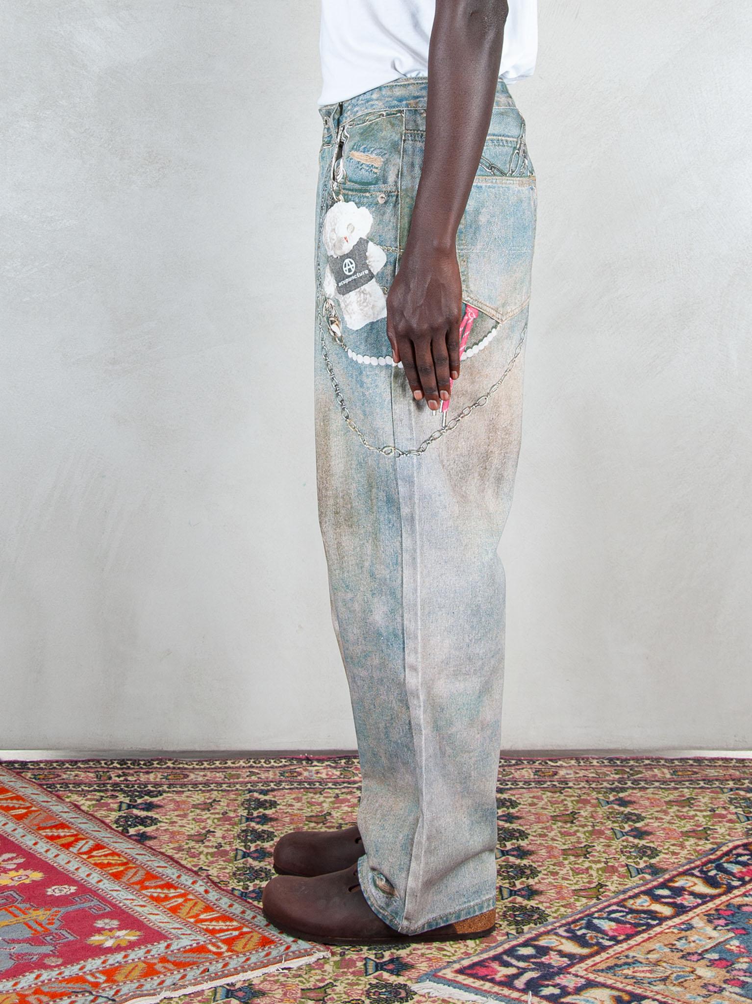 Acupuncture Jeans   Punker Denim 2 PUNKER DENIM 2 DENIM BLUE Acupuncture 