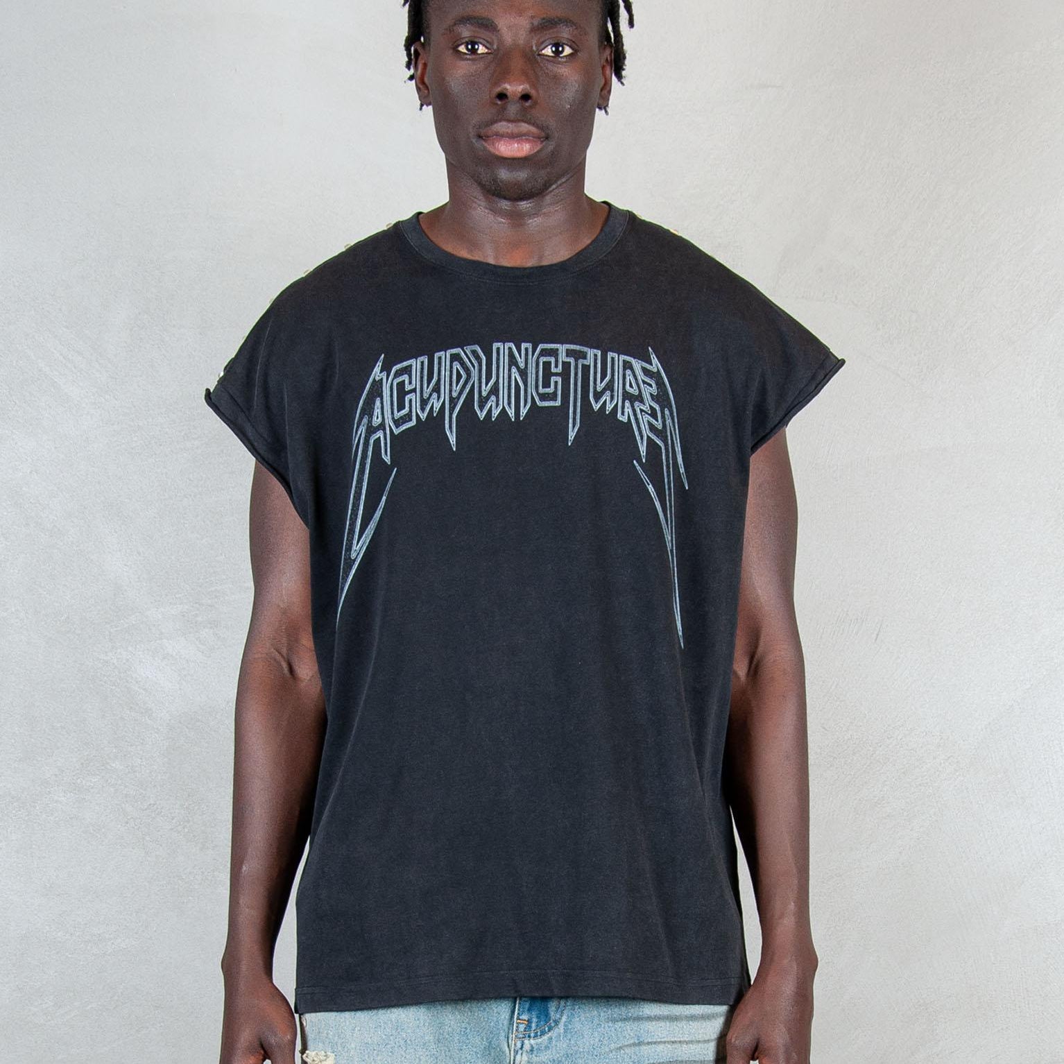 L WASHED BLACK Acupuncture 